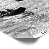 アイルランド、ワイナシェアラン島のカーラクボート ポスター (角)