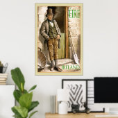 アイルランド～ヴィンテージ旅行ポスター ポスター (ホームオフィス)