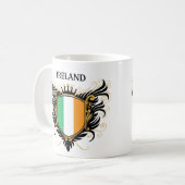 アイルランド[個人化して下さい] コーヒーマグカップ (正面左)