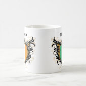 アイルランド[個人化して下さい] コーヒーマグカップ (中央)