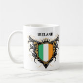 アイルランド[個人化して下さい] コーヒーマグカップ (左)