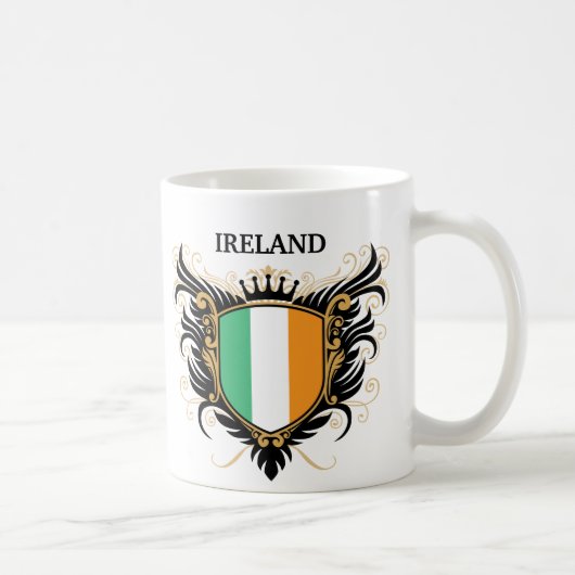 アイルランド[個人化して下さい] コーヒーマグカップ (右)