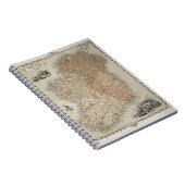 アイルランド、出版されたc.1850 (手色のenの地図 ノートブック (右側)