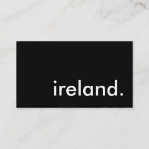 アイルランド。 名刺