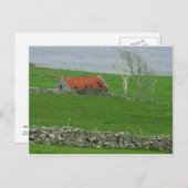 アイルランド，大西洋沿岸牧草地 ポストカード (正面/裏面)