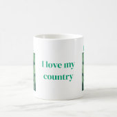 アイルランド、愛する私の国 コーヒーマグカップ (中央)