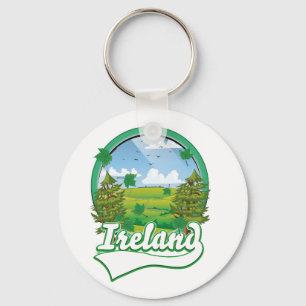 アイルランド 旅行 ロゴ キーホルダー