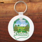 アイルランド 旅行 ロゴ キーホルダー (裏面)