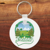 アイルランド 旅行 ロゴ キーホルダー (正面)