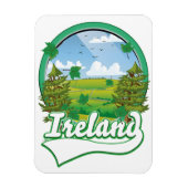 アイルランド 旅行 ロゴ マグネット (縦)