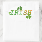 アイルランド 楕円形シール (バッグ)