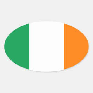 アイルランド 楕円形シール