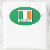 アイルランド 楕円形シール (バッグ)