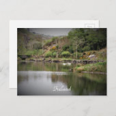 アイルランド、郡コルク、湖、白鳥、写真 ポストカード (正面/裏面)