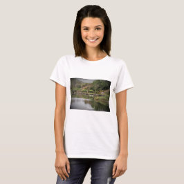 アイルランド、郡コルク、湖、白鳥、写真 Tシャツ