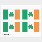 アイルランド 長方形シール (シート)