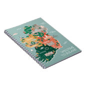 アイルランド|陸標及び都市の旅行地図 ノートブック (右側)