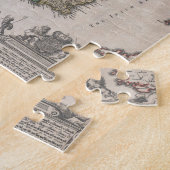 アイルランド(1716年)のヴィンテージの地図 ジグソーパズル (側面)