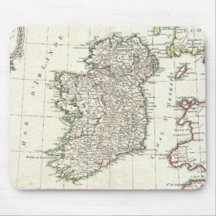 アイルランド(1771年)のヴィンテージの地図 マウスパッド
