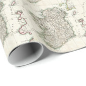 アイルランド(1771年)のヴィンテージの地図 ラッピングペーパー (ロールコーナー)