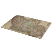 アイルランド(1831年)のヴィンテージの地図 カッティングボード (角)