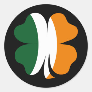アイルランド 4つ葉のクローバー ステッカー
