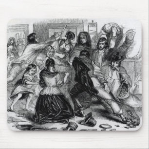 アイルランド、c.1845のポテトの店の攻撃 マウスパッド