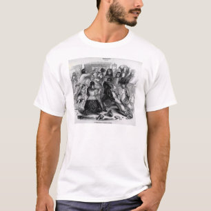 アイルランド、c.1845のポテトの店の攻撃 tシャツ