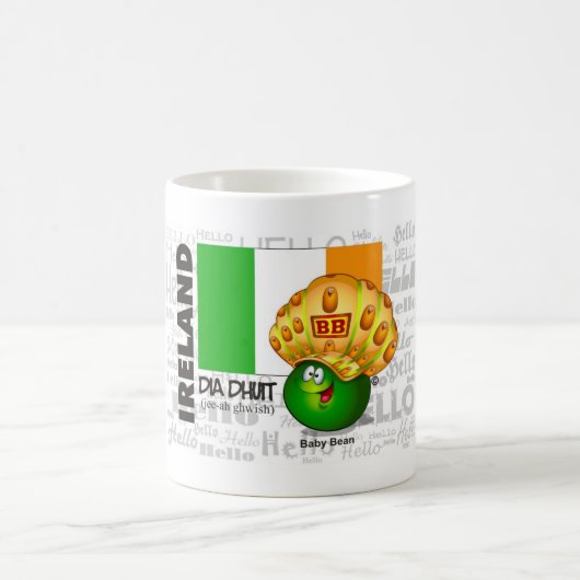 アイルランド- Dia Dhuit コーヒーマグカップ (中央)