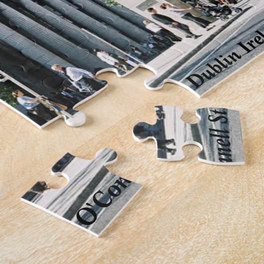 アイルランド – GPO Dublin O'Connell通り ジグソーパズル (側面)