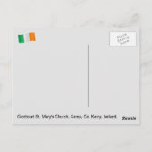 アイルランド、Grotto St. Mary's Church, Camp, Co. Kerry ポストカード (裏面)