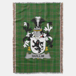 アイルランド Guillim 家紋 ファミリークレスト アイルランド スローブランケット
