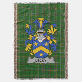 アイルランド LeckyまたはLackeyの紋章 ファミリークラスト I スローブランケット