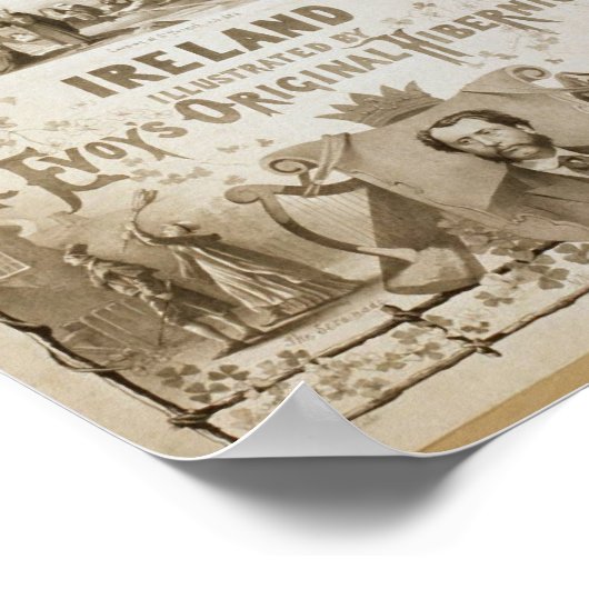 アイルランド、「Mac・エボイのオリジナルHibernicon」 ポスター (角)