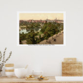 アイルランド – Stephens Green Park c1900, Dublin ポスター (キッチン)