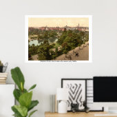 アイルランド – Stephens Green Park c1900, Dublin ポスター (ホームオフィス)