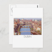 アイルランドDublin River Liffey (St.K.) ポストカード (正面/裏面)