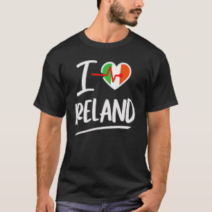 アイルランドI愛アイルランドIハートアイルランド Tシャツ