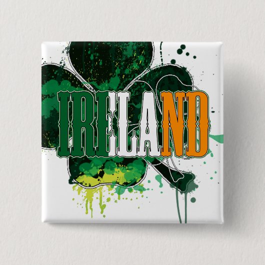 アイルランドPin 缶バッジ (正面)