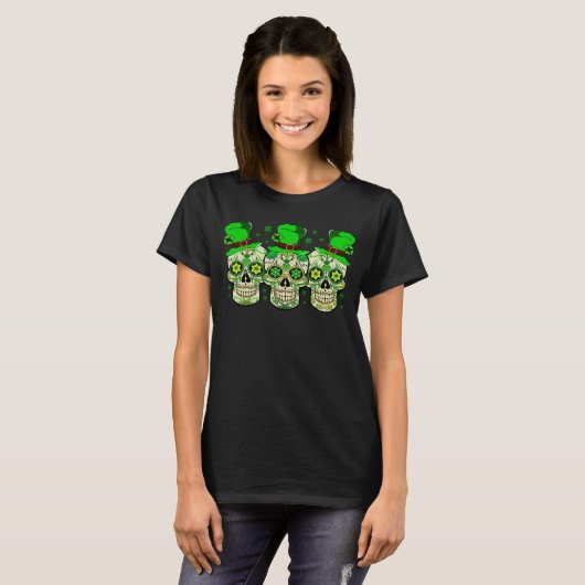 アイルランドSt patricks dayレプラチョーヌメキシコスカル Tシャツ (正面フル)