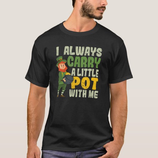 アイルランドSt patricks dayI運常に小ポット Tシャツ (正面)