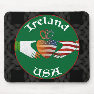 アイルランドUSAクロダガマウスマット マウスパッド