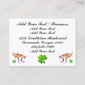 アイルランドVIP名刺/パス/招待状 名刺 (裏面)