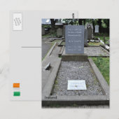アイルランドW.B.イーツ墓Drumcliff, Co. Sligo ポストカード (正面/裏面)