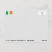 アイルランドW.B.イーツ墓Drumcliff, Co. Sligo ポストカード (裏面)