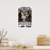 アイルランドWWI軍隊募集 ポスター (キッチン)