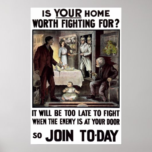 アイルランドWWI軍隊募集 ポスター (正面)