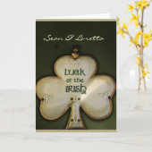 アイルラン結婚ドの幸運 カード (黄色い花)