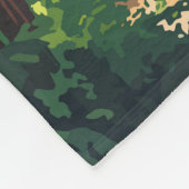 アイルロイヤルナショナルパークイラストレーショントラベルアート フリースブランケット (角)