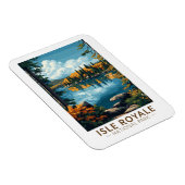 アイルロイヤルナショナルパークトラベルアートヴィンテージ マグネット (右側)